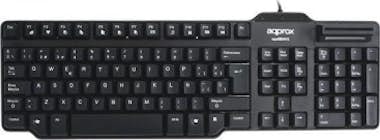 Approx Approx APPKBDNIV2 USB Negro teclado Approx Approx APPKBDNIV2 USB Negro teclado