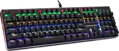 Mars Gaming Mars Gaming MK4BR USB QWERTY Inglés, Español Negro Mars Gaming Mars Gaming MK4BR USB QWERTY Inglés, Español Negro