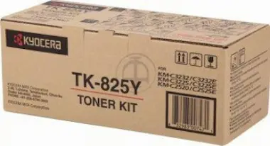 Kyocera KYOCERA TK-825Y Cartucho de tóner 7000páginas Amar Kyocera KYOCERA TK-825Y Cartucho de tóner 7000páginas Amar