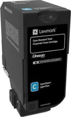 Lexmark Lexmark 74C2SCE Cartucho de tóner Cian cartucho de Lexmark Lexmark 74C2SCE Cartucho de tóner Cian cartucho de