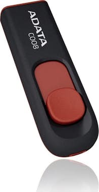 Adata ADATA C008 64GB 64GB USB 2.0 Capacity Negro, Rojo Adata ADATA C008 64GB 64GB USB 2.0 Capacity Negro, Rojo
