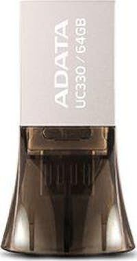 Adata ADATA UC330 64GB USB 2.0 Capacity Negro, Plata uni