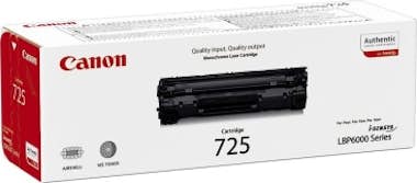 Canon Canon CRG 725 Cartucho de tóner 1600páginas Negro Canon Canon CRG 725 Cartucho de tóner 1600páginas Negro