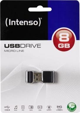 Intenso Intenso 8GB Micro Line 8GB USB 2.0 Capacity Negro Intenso Intenso 8GB Micro Line 8GB USB 2.0 Capacity Negro