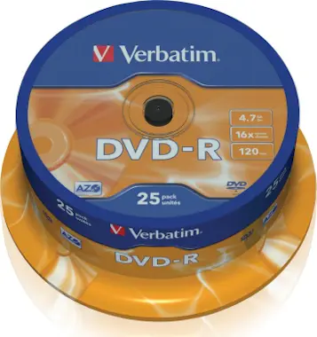 Verbatim Verbatim DVD-R Matt Silver 4.7GB DVD-R 25pieza(s) Verbatim Verbatim DVD-R Matt Silver 4.7GB DVD-R 25pieza(s)