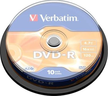 Verbatim Verbatim DVD-R Matt Silver 4.7GB DVD-R 10pieza(s) Verbatim Verbatim DVD-R Matt Silver 4.7GB DVD-R 10pieza(s)