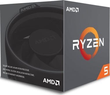 AMD AMD Ryzen 5 2600X 3.6GHz 16MB L3 Caja procesador AMD AMD Ryzen 5 2600X 3.6GHz 16MB L3 Caja procesador