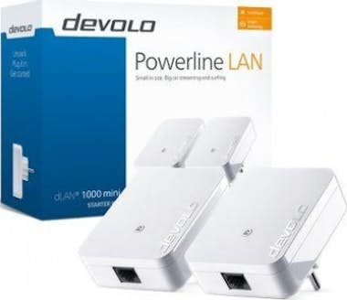 Devolo Devolo dLAN 1000 mini Starter Kit 1000Mbit/s Ether Devolo Devolo dLAN 1000 mini Starter Kit 1000Mbit/s Ether