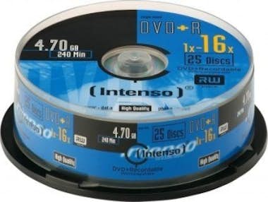 Intenso Intenso DVD+R 4.7GB, 16x 4.7GB DVD+R 25pieza(s) Intenso Intenso DVD+R 4.7GB, 16x 4.7GB DVD+R 25pieza(s)
