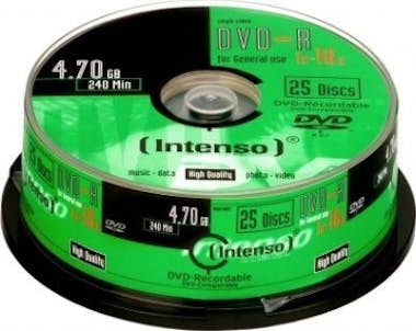 Intenso Intenso DVD-R 4.7GB, 16x 4.7GB DVD-R 25pieza(s) Intenso Intenso DVD-R 4.7GB, 16x 4.7GB DVD-R 25pieza(s)