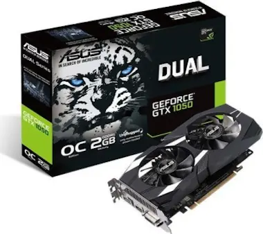 Asus ASUS DUAL-GTX1050-O2G-V2 GeForce GTX 1050 2GB GDDR Asus ASUS DUAL-GTX1050-O2G-V2 GeForce GTX 1050 2GB GDDR
