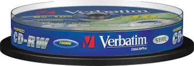Verbatim Verbatim CD-RW 12x CD-RW 700MB 10pieza(s) Verbatim Verbatim CD-RW 12x CD-RW 700MB 10pieza(s)
