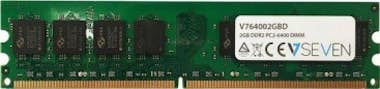V7 V7 V764002GBD 2GB DDR2 800MHz módulo de memoria V7 V7 V764002GBD 2GB DDR2 800MHz módulo de memoria