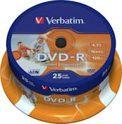 Verbatim Verbatim DVD-R Wide Inkjet Printable ID Brand 4.7G