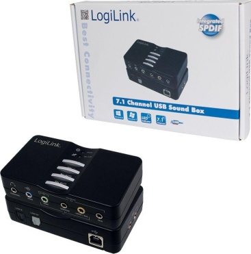 logilink usb sound box dolby 71 8-channel 71chan