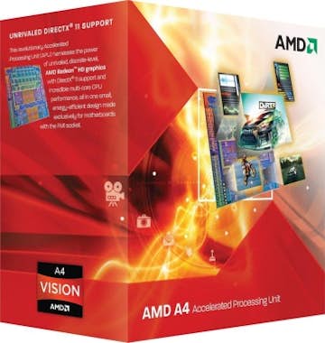 AMD AMD A series A4-3400 2.7GHz 1MB L2 Caja procesador AMD AMD A series A4-3400 2.7GHz 1MB L2 Caja procesador
