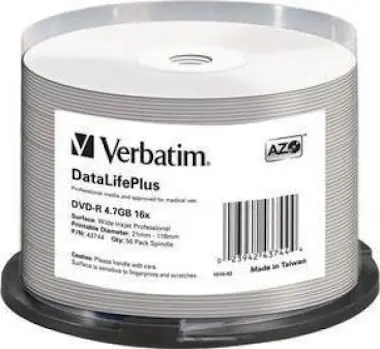Verbatim Verbatim DataLifePlus 4.7GB DVD-R 50pieza(s) Verbatim Verbatim DataLifePlus 4.7GB DVD-R 50pieza(s)