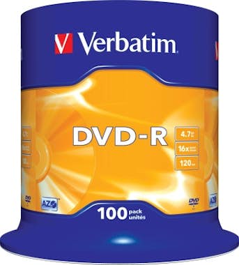 Verbatim Verbatim DVD-R Matt Silver 4.7GB DVD-R 100pieza(s) Verbatim Verbatim DVD-R Matt Silver 4.7GB DVD-R 100pieza(s)