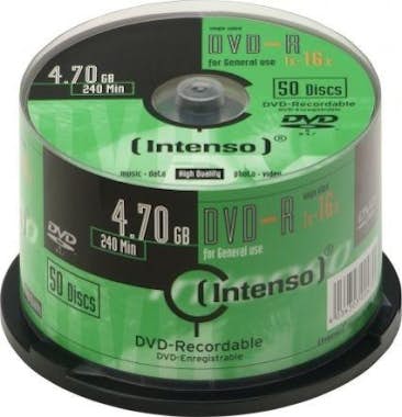 Intenso Intenso DVD-R 4.7GB, 16x 4.7GB DVD-R 50pieza(s) Intenso Intenso DVD-R 4.7GB, 16x 4.7GB DVD-R 50pieza(s)