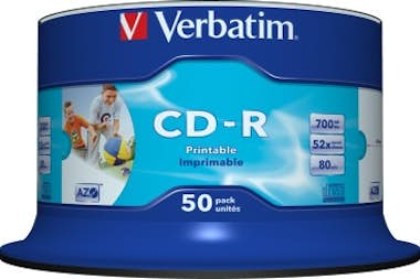 Verbatim Verbatim CD-R AZO Wide Inkjet Printable no ID CD-R Verbatim Verbatim CD-R AZO Wide Inkjet Printable no ID CD-R
