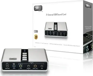 Sweex Sweex SC016 7.1channels USB tarjeta de audio Sweex Sweex SC016 7.1channels USB tarjeta de audio