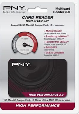 PNY PNY High Performance Reader 3.0 USB 3.0 Negro lect