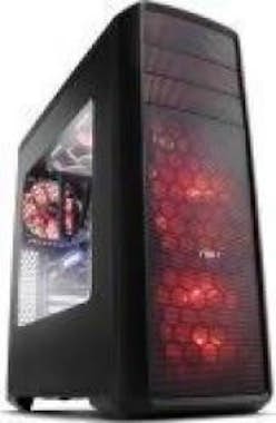 Nox NOX NXCBAYZXRD Midi-Tower Negro carcasa de ordenad Nox NOX NXCBAYZXRD Midi-Tower Negro carcasa de ordenad