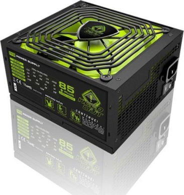keepout fx800b 800w atx negro verde unidad de fue