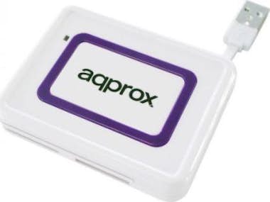 Approx Approx appCRDNIW USB 2.0 Púrpura, Color blanco lec Approx Approx appCRDNIW USB 2.0 Púrpura, Color blanco lec