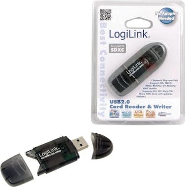 Logilink LogiLink Cardreader USB 2.0 Stick external for SD/