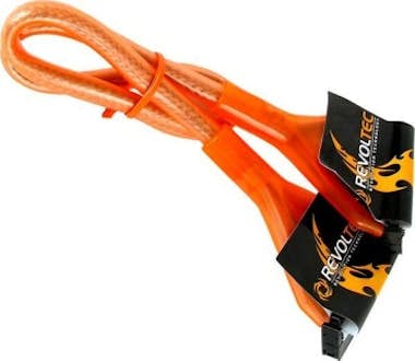 Revoltec Revoltec Rounded Floppy Cable UV-Reactive Orange 4 Revoltec Revoltec Rounded Floppy Cable UV-Reactive Orange 4