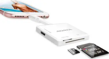 Adata ADATA AI910 Micro-USB/Lightning Blanco lector de t Adata ADATA AI910 Micro-USB/Lightning Blanco lector de t