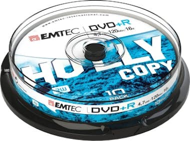 Emtec Emtec ECOVPR471016CB 4.7GB DVD+R 10pieza(s) DVD en Emtec Emtec ECOVPR471016CB 4.7GB DVD+R 10pieza(s) DVD en