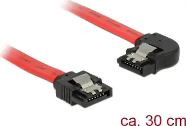 Delock DeLOCK 83963 0.3m SATA 7-pin SATA 7-pin Negro, Roj Delock DeLOCK 83963 0.3m SATA 7-pin SATA 7-pin Negro, Roj