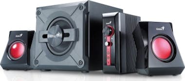 Genius Genius SW-G2.1 1250 2.1channels 38W Negro conjunto Genius Genius SW-G2.1 1250 2.1channels 38W Negro conjunto