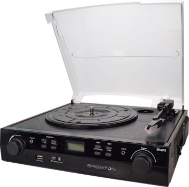 Brigmton Brigmton BTC-406REC Tocadiscos de tracción por cor Brigmton Brigmton BTC-406REC Tocadiscos de tracción por cor