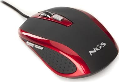 NGS NGS Red tick USB Óptico 800DPI mano derecha ratón NGS NGS Red tick USB Óptico 800DPI mano derecha ratón