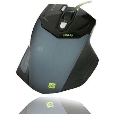 Keep Out KeepOut X2 USB Óptico 1600DPI Negro, Verde, Gris, Keep Out KeepOut X2 USB Óptico 1600DPI Negro, Verde, Gris,