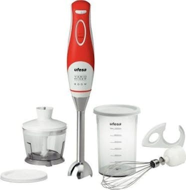 Ufesa Ufesa BP4566 Vario Mixer 600 600W Rojo, Color blan Ufesa Ufesa BP4566 Vario Mixer 600 600W Rojo, Color blan