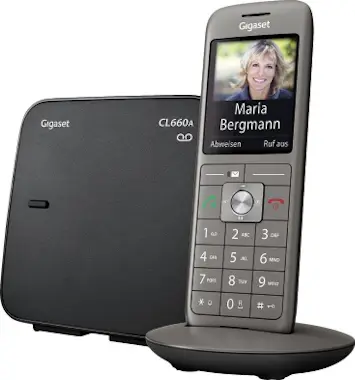 Gigaset Gigaset CL660A Teléfono DECT Antracita, Negro Gigaset Gigaset CL660A Teléfono DECT Antracita, Negro