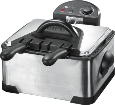 Clatronic Clatronic FR 3195 Doble 4L 2000W Negro, Acero inox Clatronic Clatronic FR 3195 Doble 4L 2000W Negro, Acero inox
