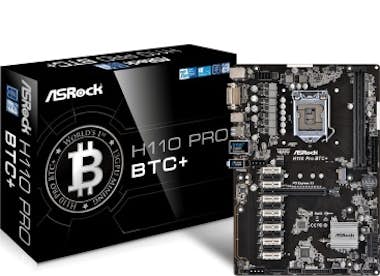 Asrock Asrock H110 Pro BTC+ Intel H110 LGA 1151 (Zócalo H Asrock Asrock H110 Pro BTC+ Intel H110 LGA 1151 (Zócalo H