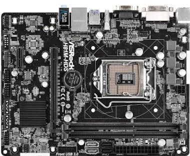 Asrock Asrock H81M-HDS R2.0 Intel H81 LGA 1150 (Zócalo H3 Asrock Asrock H81M-HDS R2.0 Intel H81 LGA 1150 (Zócalo H3