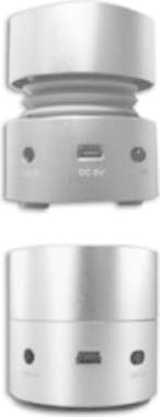 Approx Approx APPSP08S Mono 3W Plata altavoz portátil Approx Approx APPSP08S Mono 3W Plata altavoz portátil