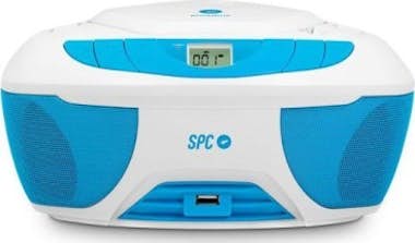SPC SPC Boombox Portable CD player Azul, Color blanco SPC SPC Boombox Portable CD player Azul, Color blanco