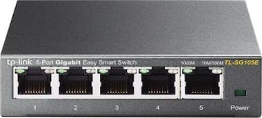 TP-Link TP-LINK TL-SG105E L2 Gigabit Ethernet (10/100/1000 TP-Link TP-LINK TL-SG105E L2 Gigabit Ethernet (10/100/1000