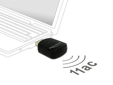Delock DeLOCK 12502 WLAN 867Mbit/s adaptador y tarjeta de Delock DeLOCK 12502 WLAN 867Mbit/s adaptador y tarjeta de