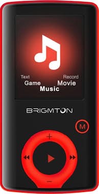 Brigmton Brigmton BPA-81 Reproductor de MP4 8GB Negro, Rojo Brigmton Brigmton BPA-81 Reproductor de MP4 8GB Negro, Rojo