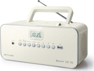 Muse Muse M-30 BTN Portátil Analógica Blanco radio Muse Muse M-30 BTN Portátil Analógica Blanco radio