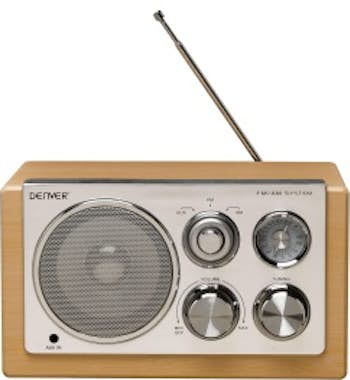 Denver Denver TR-61 Portátil Digital Blanco, Madera radio Denver Denver TR-61 Portátil Digital Blanco, Madera radio